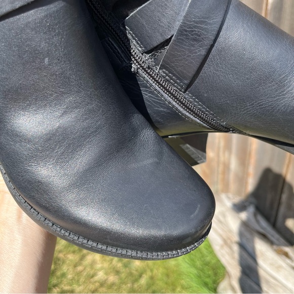 Earth Origins Wheaton Wade Black Ankle Boots bootie size 7.5 - Picture 10 of 16